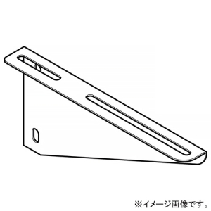 ネグロス電工 支柱用ブラケット 適合ラック幅300mm 溶融亜鉛めっき仕上げ Z-BKS30