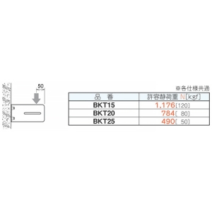 ネグロス電工 【受注生産品】ブラケット 長さ200mm ステンレス製 【受注生産品】ブラケット 長さ200mm ステンレス製 S-BKT20 画像3