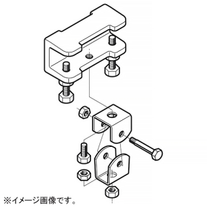 ネグロス電工 吊りボルト斜め支持金具 W1/2用 吊りボルト斜め支持金具 W1/2用 BTS1S-W4