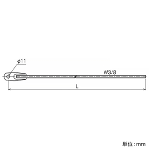 ネグロス電工 ターンバックルボルト(右ねじボルト) BRTB1-W3用 長さ2400mm ターンバックルボルト(右ねじボルト) BRTB1-W3用 長さ2400mm BR2400R-W3 画像2