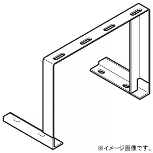 ネグロス電工 床面固定立上りケーブルラック用耐震架台 内足タイプ 1列 幅430mm 溶融亜鉛めっき仕上げ Z-AGY6523U