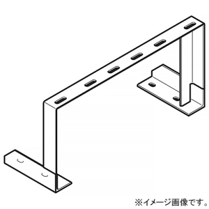 ネグロス電工 【受注生産品】床面固定立上りケーブルラック用耐震架台 2列用内足タイプ 幅630mm 溶融亜鉛めっき仕上げ Z-AGYW6543U