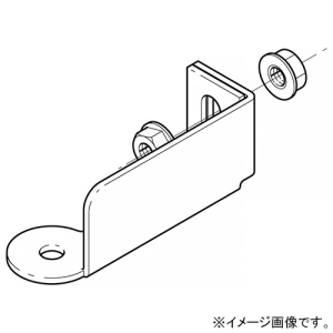 ネグロス電工 ブレース取付金具 左側用 BKBR1HL