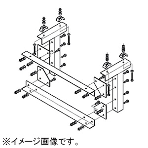 ネグロス電工 【受注生産品】ケーブルラック制振システム用架台 H形鋼用 500×1495mm 適合フランジ幅300mm ZBDSH30120-500
