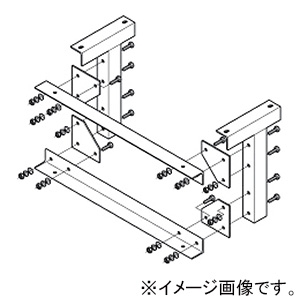 ネグロス電工 【受注生産品】ケーブルラック制振システム用架台 スラブ用 500×1495mm 【受注生産品】ケーブルラック制振システム用架台 スラブ用 500×1495mm ZBDSC120-500