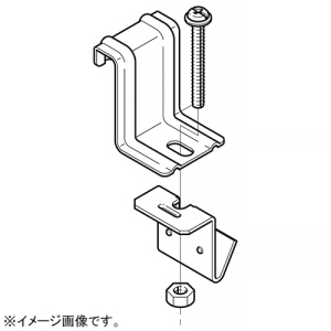 ネグロス電工 アングル用振れ止め金具 WRタイプ 適合フランジ厚4〜8mm WRS10