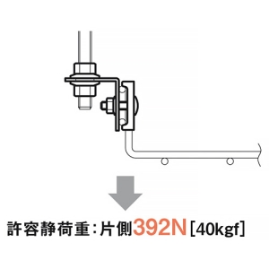 ネグロス電工 ダイレクトホルダー WMRタイプ 高耐食性めっき鋼板製 ダイレクトホルダー WMRタイプ 高耐食性めっき鋼板製 SD-WMRH1 画像3