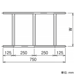 ネグロス電工 【受注生産品】上下ベンドラック ARタイプ ラック幅300mm 適合ラック8AR 【受注生産品】上下ベンドラック ARタイプ ラック幅300mm 適合ラック8AR 8ARE30 画像2