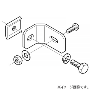ネグロス電工 立上りラック支持金具 ARタイプ 適合ラック7〜15AR 78ARS4
