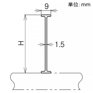 ネグロス電工 セパレーター 直線・水平ベンド兼用 ARタイプ 適合ラック7・8・10AR120 定尺3m セパレーター 直線・水平ベンド兼用 ARタイプ 適合ラック7・8・10AR120 定尺3m 78ARDF2P 画像2
