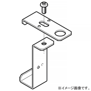 ネグロス電工 親桁用管支持金具 水平配管用 ARタイプ 適合ラック10AR 10ARPS1