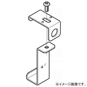 ネグロス電工 親桁用管支持金具 垂直配管用 ARタイプ 適合ラック7AR 7ARPV1