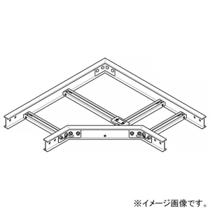 ネグロス電工 【受注生産品】外直角L形分岐ラック FRタイプ 適合ラック5FR 幅600mm 5FRLA60