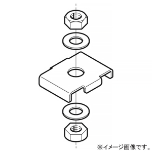 ネグロス電工 【受注生産品】サポート吊り金具 FRD30タイプ適合 W3/8用 DH45U
