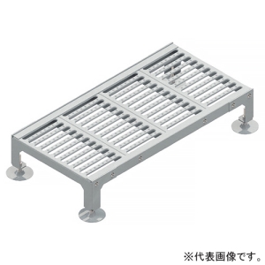 ネグロス電工 組立式歩廊架台 1段ステップ 幅500×高さ200×長さ1250mm STP20125
