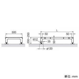 ネグロス電工 組立式歩廊架台 1段ステップ 幅500×高さ200×長さ1500mm 組立式歩廊架台 1段ステップ 幅500×高さ200×長さ1500mm STP20150 画像2