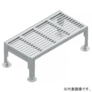 ネグロス電工 組立式歩廊架台 1段ステップ 幅500×高さ350×長さ500mm STP3550