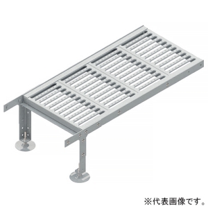 ネグロス電工 組立式歩廊架台 1段ステップ 延長キット 幅500×高さ350×長さ1250mm STP35125E