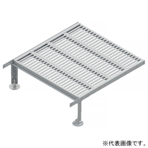 ネグロス電工 組立式歩廊架台 1段ステップ 延長キット 幅1020×長さ1250mm STP35125E-100