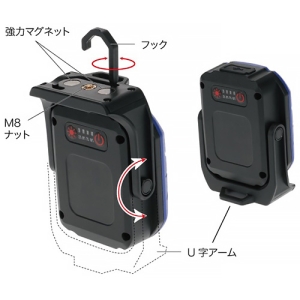 ジェフコム LEDパランドルRX 充電式 ツインアイタイプ 調光機能付 LEDパランドルRX 充電式 ツインアイタイプ 調光機能付 PLRX-8M 画像4