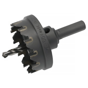 ジェフコム 超硬ホールソー 回転用 加工穴径φ43mm シャンク径φ10mm CKH-43