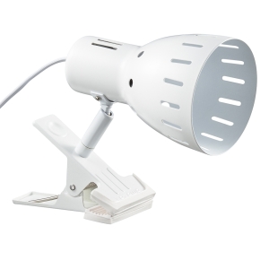 ヤザワ E26クリップライト ホワイト 電球別売60Wまで E26クリップライト ホワイト 電球別売60Wまで CLX60X03WH