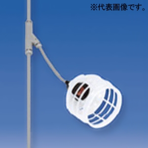 長谷川製作所 縦引用照明・電源ケーブル 分岐ケーブル モールドソケット6個 全長17.6m 吊り下げ用フック付 ESY-1-6