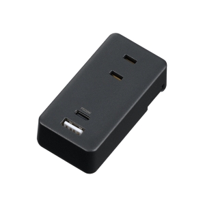 ヤザワ 極小USBタップ 2個口 PD20W 黒 極小USBタップ 2個口 PD20W 黒 H5FS400PD20BK