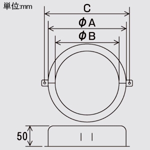 オーケー器材 防火区画貫通部材セット ≪ファイバリア≫ 適合開口呼び径75mm 防火区画貫通部材セット ≪ファイバリア≫ 適合開口呼び径75mm K-JAPK75 画像2