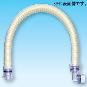 オーケー器材 ドレンアップ専用配管 ≪工速ドレンホース≫ 断熱ドレンパイプ用 室内機側VP20ストレート・配管側呼び径25エルボ 配管長さ700mm K-FHLDPDM