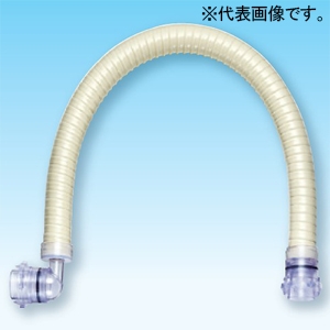 オーケー器材 ドレンアップ専用配管 ≪工速ドレンホース≫ VP管用 室内機側VP25エルボ・配管側VP20/VP25兼用ストレート 配管長さ1000mm 5本入 K-FHL5VPD5L