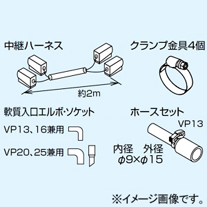 オーケー器材 接続キット 天井埋込カセット形・天井吊形・厨房用エアコン・スポットエアコン用 接続キット 天井埋込カセット形・天井吊形・厨房用エアコン・スポットエアコン用 K-DUP6H