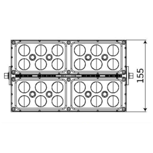 濱田プレス工藝 LED高天井用照明 クレーン対応LED照明 水銀灯400W相当 全光束15800lm 配光角80° 耐衝撃・耐振動 LED高天井用照明 クレーン対応LED照明 水銀灯400W相当 全光束15800lm 配光角80° 耐衝撃・耐振動 HLD-A0A53WSKCE3 画像2