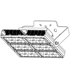 濱田プレス工藝 LED高天井用照明 クレーン対応LED照明 水銀灯700W相当 全光束23000lm 配光角80° 耐衝撃・耐振動 HLD-A5A53WSKCE3