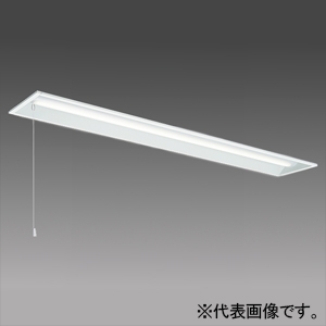 三菱 【受注生産品】LEDライトユニット形ベースライト ≪Myシリーズ≫ 40形 埋込形 下面開放タイプ 220mm幅 プルスイッチ付 省電力タイプ 4000lm 固定出力タイプ 段調光切替可能形 FLR40形×2灯器具節電タイプ 昼白色 MY-B440403S/NAHTN