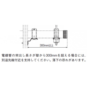 ネグロス電工 軽量間柱用電線管支持金具 軽量間仕切り用 ダクタークリップDC15〜DC104適合 軽量間柱用電線管支持金具 軽量間仕切り用 ダクタークリップDC15〜DC104適合 MPSL2 画像3