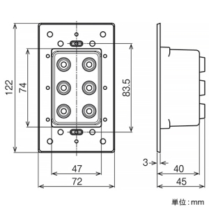 ネグロス電工 高気密型クリーンルーム内ボックス防塵パッキン 《ルフトロック&reg;》 軽量間仕切り用 スイッチ・コンセント1個用 高気密型クリーンルーム内ボックス防塵パッキン 《ルフトロック&reg;》 軽量間仕切り用 スイッチ・コンセント1個用 CR1N 画像2
