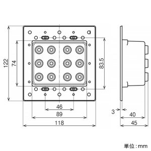 ネグロス電工 高気密型クリーンルーム内ボックス防塵パッキン 《ルフトロック&reg;》 軽量間仕切り用 スイッチ・コンセント2個用 高気密型クリーンルーム内ボックス防塵パッキン 《ルフトロック&reg;》 軽量間仕切り用 スイッチ・コンセント2個用 CR2N 画像2