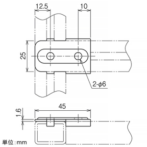 ネグロス電工 2R用枠組金具 《ネジック&reg;》 盤・火災報知設備用 2R用枠組金具 《ネジック&reg;》 盤・火災報知設備用 2TSE 画像2