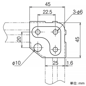ネグロス電工 【受注生産品】2R用枠組金具 《ネジック&reg;》 盤・火災報知設備用 【受注生産品】2R用枠組金具 《ネジック&reg;》 盤・火災報知設備用 2CUE 画像2