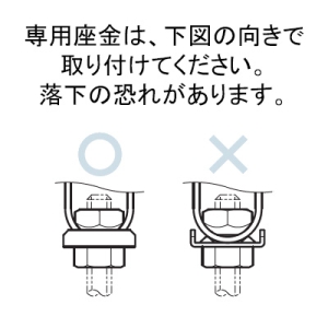 ネグロス電工 【受注生産品】リップみぞ形鋼用吊りボルト支持金具 円錐方向 リップみぞ形鋼125×50mm 吊りボルトW3/8 溶融亜鉛めっき仕上仕様 【受注生産品】リップみぞ形鋼用吊りボルト支持金具 円錐方向 リップみぞ形鋼125×50mm 吊りボルトW3/8 溶融亜鉛めっき仕上仕様 Z-RYF125S 画像4
