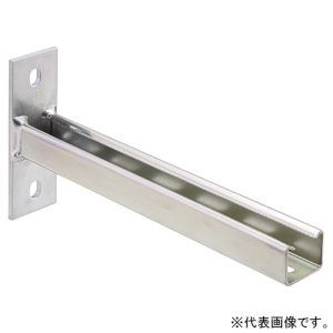 ネグロス電工 チャンネルブラケット 《ワールドダクター&reg;》 横引き配管用 長さ300mm 溶融亜鉛めっき仕上 Z-D1RBKU30