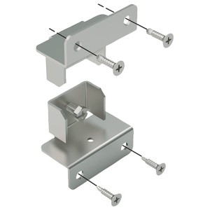 ネグロス電工 胴縁用チャンネル支持金具 《ワールドダクター&reg;》 30mmオフセットタイプ D1タイプ用 角パイプ□75mm適合 2個組 胴縁用チャンネル支持金具 《ワールドダクター&reg;》 30mmオフセットタイプ D1タイプ用 角パイプ□75mm適合 2個組 SD-DM1R75-30