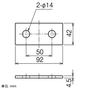 ネグロス電工 フレーム金具 《ネグストラット&reg;》 フレーム金具 《ネグストラット&reg;》 41F1 画像2