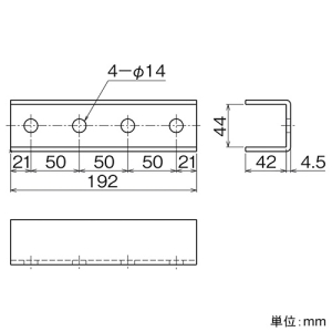 ネグロス電工 フレーム金具 《ネグストラット&reg;》 フレーム金具 《ネグストラット&reg;》 41U3 画像2