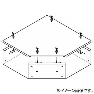 ネグロス電工 【受注生産品】外直角L形分岐ダクト 《金属ダクト》 DPSタイプ ダクト幅400mm 高さ200mm 溶融亜鉛めっき仕上 Z-DPLA4020
