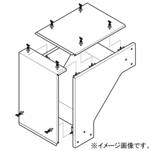 ネグロス電工 【受注生産品】アウトサイドベンドダクト 《金属ダクト》 DPSタイプ 角度90° ダクト幅300mm 高さ200mm 溶融亜鉛めっき仕上 SD-DPO-3020