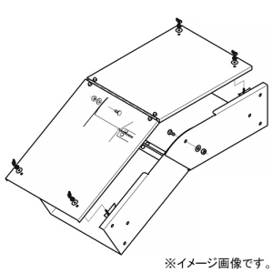 ネグロス電工 【受注生産品】上下自在 《金属ダクト》 DPSタイプ ダクト幅600mm 高さ200mm 高耐食性めっき鋼板製 SD-DPVF6020N