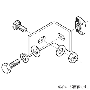 ネグロス電工 【受注生産品】振れ止め金具 《金属ダクト》 DPSタイプ 立上り用 D1・D2・D41タイプ用 標準塗装仕様 P-DPVS1