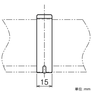 ネグロス電工 カバー止め金具 《アルミダクト》 AD5タイプ カバー止め金具 《アルミダクト》 AD5タイプ ADF5C 画像2